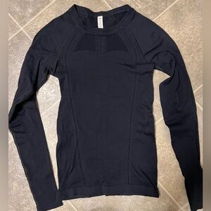 Athleta XXS Long Sleeve Black Shirt